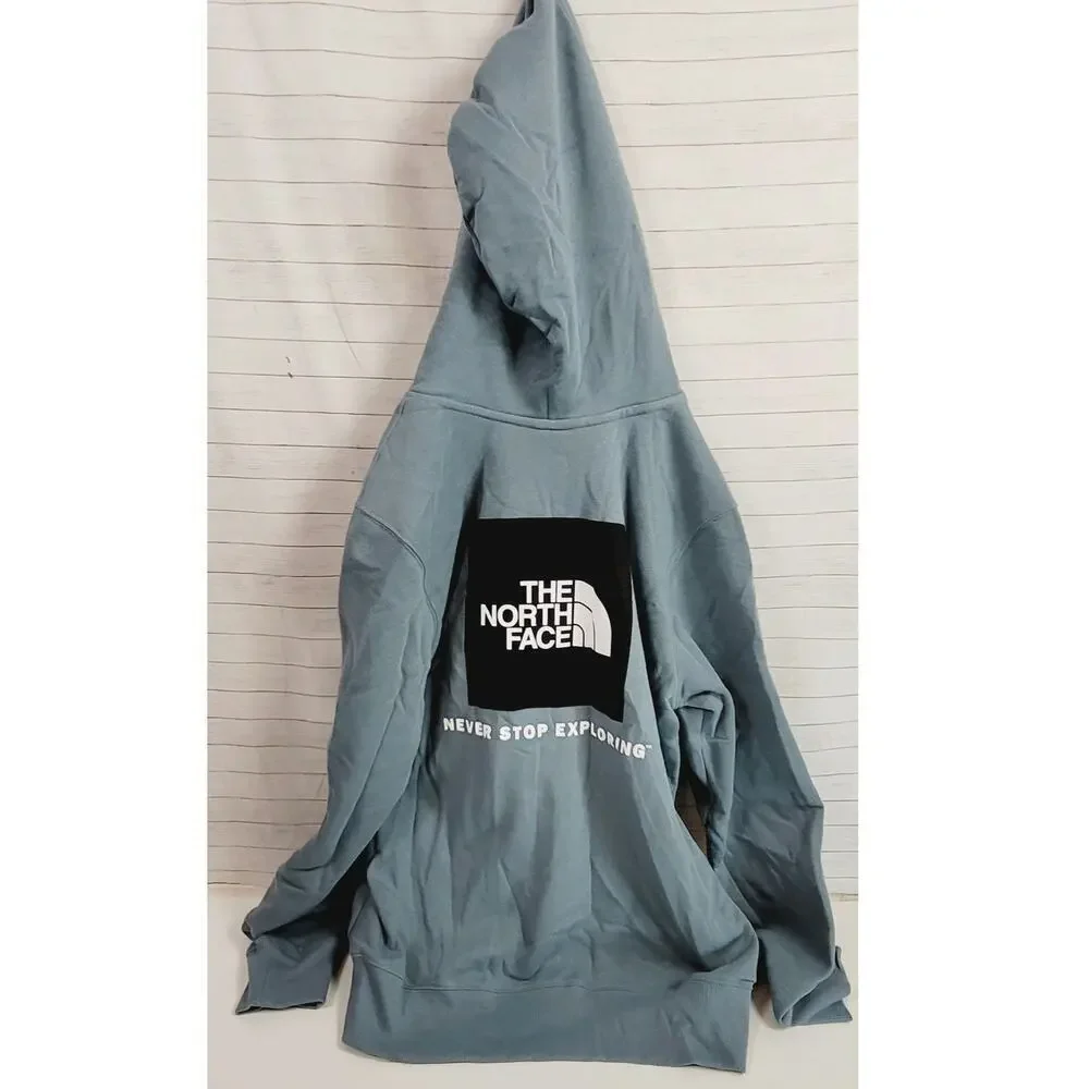 THE NORTH FACE Box NSE Pullover Hoodie in Goblin Blue, sz Medium
